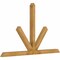 Ekena Millwork Saratoga Rough Sawn Timber Gable Bracket, Western Red Cedar, 84"W x 53"H x 4"D x 4"F, 15/12 Pitch GBW084X53X0404SAR00RWR - alternate 5